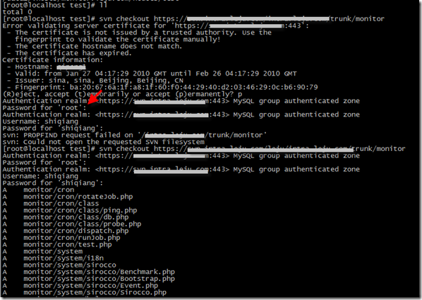 Linux下SVN的一些使用方法总结-svn全部命令-check out