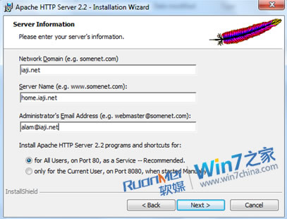 Windows 7 下如何安装配置PHP运行环境-apache 安装二 Windows 7 下如何安装配置PHP运行环境-apache 安装二